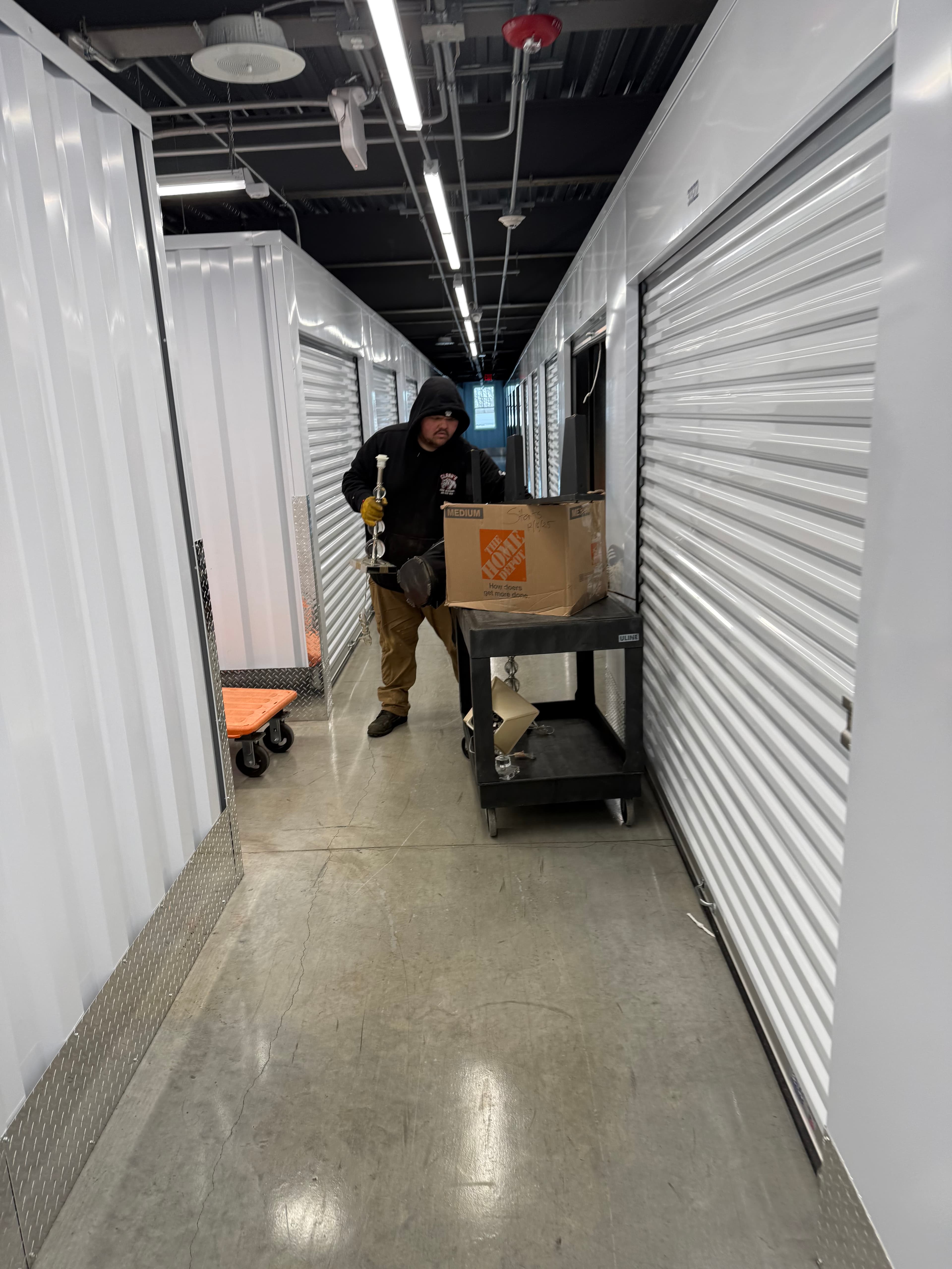 Storage unit cleanout by Clark's Junk Removal